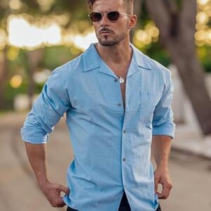 Men’s Casual Cotton Blend Shirt